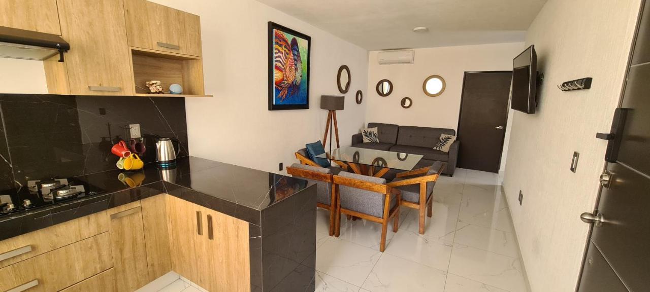 Ferienwohnung Penthouse Con Roof Garden, Experiencia Sin Igual. Manzanillo Exterior foto