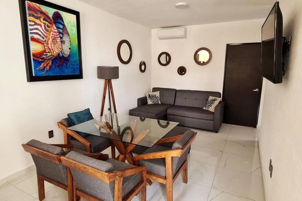 Ferienwohnung Penthouse Con Roof Garden, Experiencia Sin Igual. Manzanillo Exterior foto